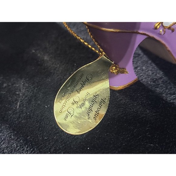 Heirloom Ornaments Shoe, Ashton Drake Miniature Shoe, Victorian Shoe, Ornament S - Picture 5 of 7